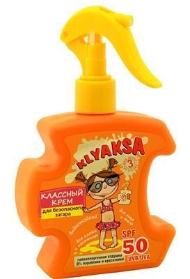 Крем Klyaksa Классный для безопасного загара SPF 50, 200 мл