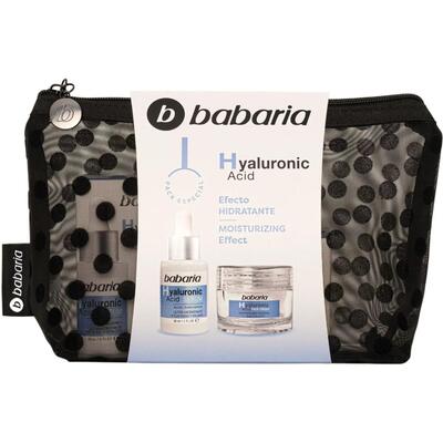 Набор Babaria Гиалуроновая кислота (крем 50 мл + сыворотка 30 мл + косметичка)