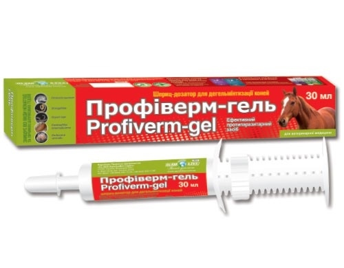 Профиверм (ДЛЯ ЖИВОТНЫХ) гель, 30 г шприц с дозатором
