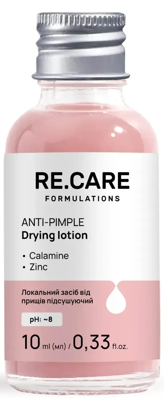 Засіб для обличчя Re.Care Anti-Pimple Drying Lotion локальний від прищів, 10 мл