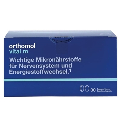 Витаминно-минеральный комплекс Ортомол Vital M для мужчин капсулы + таблетки, курс 30 дней