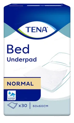 Пелюшки Tena Bed Underpad Normal одноразові поглинаючі 60 x 60 см, 30 шт