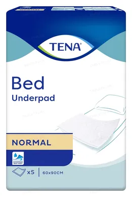 Пелюшки Tena Bed Underpad Normal одноразові поглинаючі 60 см x 90 см, 5 шт