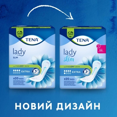 Прокладки урологические Tena Lady Slim Extra, 20  штук
