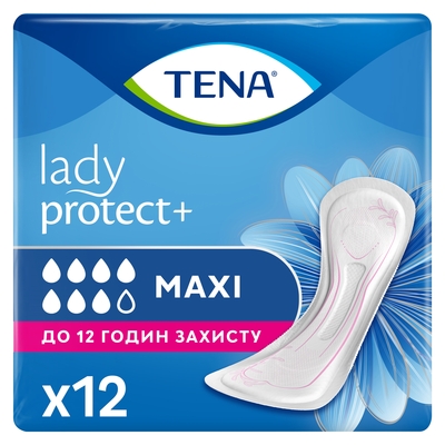 Прокладки урологические Tena Lady Maxi, 12 штук