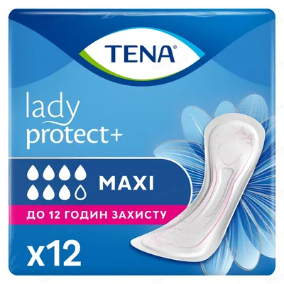 Прокладки урологічні Tena Lady Protect+ Maxi, 12 штук
