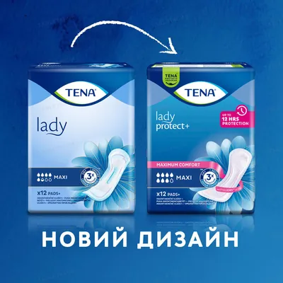 Прокладки урологічні Tena Lady Protect+ Maxi, 12 штук
