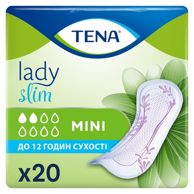 Прокладки урологические Tena Lady Slim Mini, 20 штук