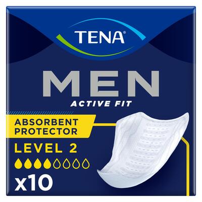 Прокладки урологічні для чоловіків Tena Men Active Fit Level 2, 10 штук