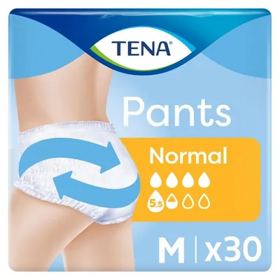 Підгузки-трусики для дорослих Tena Pants Normal, розмір М (Medium), 30 штук