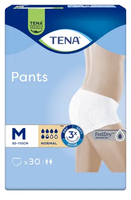 Підгузки-трусики для дорослих Tena Pants Normal, розмір М (Medium), 30 штук