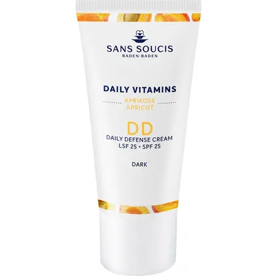 Крем Sans Soucis Daily Vitamins DD Абрикос SPF25 захисний темний, 30 мл