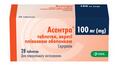Асентра таблетки, в/плів. обол. по 100 мг №28 (7х4)
