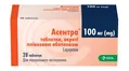 Асентра таблетки, в/плів. обол. по 100 мг №28 (7х4)