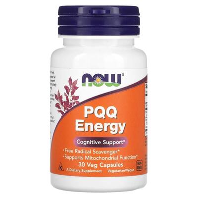 Пирролохинолинхинон Now Foods PQQ Energy 20 мг, 30 капсул