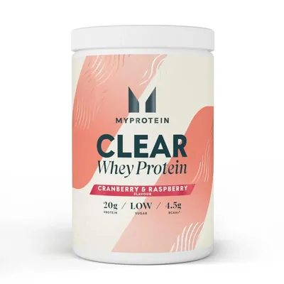 Протеїн сироватковий ізолят MyProtein Clear Whey Protein журавлина-малина, 498 г