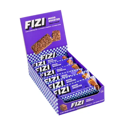 Батончик Fizi Mood Booster чоко кранч, 12 штук по 40 г