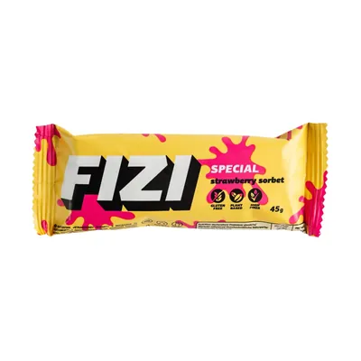 Батончик Fizi Special полуничний сорбет, 10 штук по 45 г