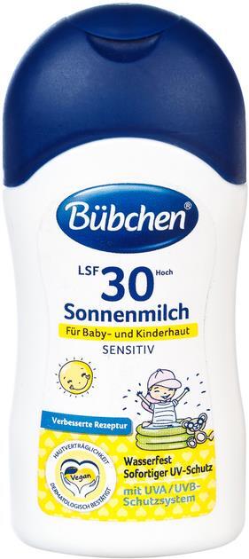 Молочко солнцезащитное Bubchen Sensitive SPF30, 50 мл