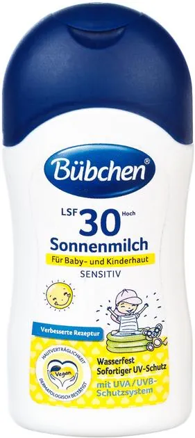 Молочко сонцезахисне Bubchen Sensitive SPF30, 50 мл