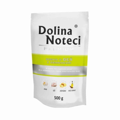 Консерва для собак Dolina Noteci Premium Гусок з картоплею, 500 г