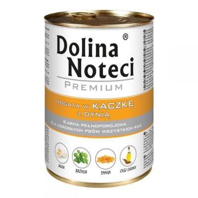 Консерва для собак Dolina Noteci Premium Утка и тыква, 400 г
