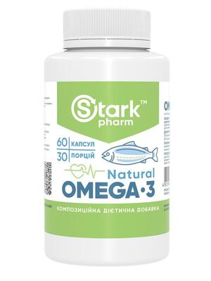 Омега 3 рыбий жир Stark Pharm Natural Omega 3 1000 мг, 60 капсул