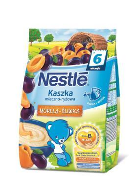 Каша молочная Nestle рисовая со сливой и абрикосом, с 6 месяцев, 230 г