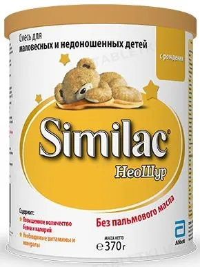 Суміш суха молочна Similac NeoSure для дітей з малою вагою і недоношених дітей, з народження, 370 г