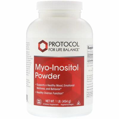 Мио-инозитол Protocol for Life Balance Myo-Inositol порошок, 454 г