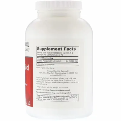 Міо-інозитол Protocol for Life Balance  Myo-Inositol порошок, 454 г