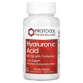 Гиалуроновая кислота комплекс Protocol for Life Balance Hyaluronic Acid 100 мг, 60 веганских капсул