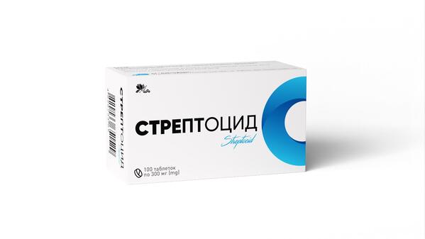 Стрептоцид таблетки по 300 мг №100 (10х10)