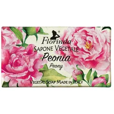 Мило натуральне тверде Florinda Peony Півонія, 300 г