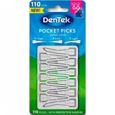 Зубочистки DenTek кишенькові, 110 штук