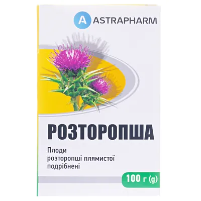 Розторопша плямиста плоди по 100 г у пач.