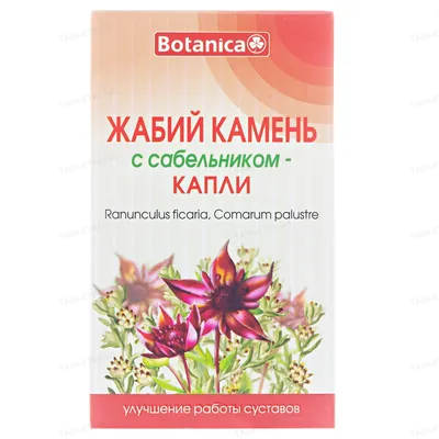 Жабій камінь з сабельником краплі по 50 мл у флак.