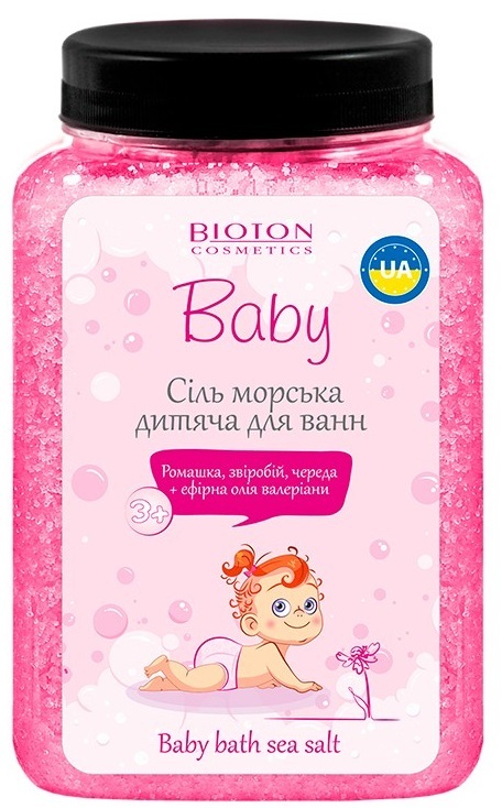 Соль морская для ванн Bioton Cosmetics Baby Мальвина детская, 750 г