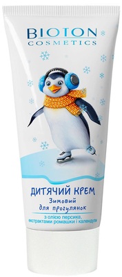 Крем дитячий Bioton Cosmetics Зимовий для прогулянок, 75 мл