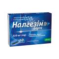 Налгезин форте таблетки, п/плен. обол. по 550 мг №10
