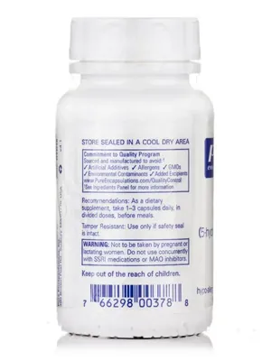 5-HTP Pure Encapsulations 5-HTP (5-гідрокситриптофан) 100 мг, 60 капсул