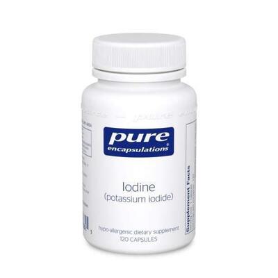 Йод (йодид калия) Pure Encapsulations Iodine (potassium iodide), 120 капсул