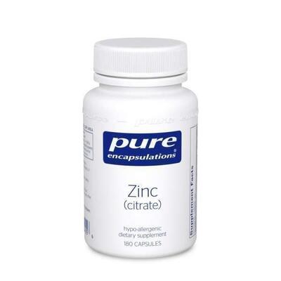 Цинк (цитрат) Pure Encapsulations Zinc (citrate), 180 капсул