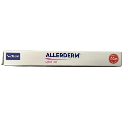 Аллердерм Спот-он Virbac Allerderm Spot-on краплі для собак до 10 кг, 6 піпеток по 2 мл