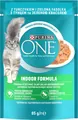 Корм вологий для дорослих кішок Purina One Indoor Formula з тунцем та зеленою квасолею, 85 г