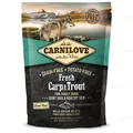 Корм сухий для дорослих собак Carnilove Fresh Hair & Healthy Skin з коропом та фореллю, 1,5 кг