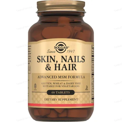 Формула для шкіри, нігтів та волосся Solgar Skin, Nails & Hair таблетки №60