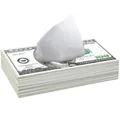 Серветки косметичні Фортуна 100 USD целюлозні, двошарові білі 20 х 19 см, 100 шт