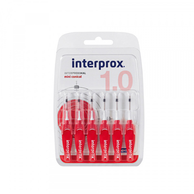 Міжзубні щітки Dentaid Interprox 4G Mini Conical, 1,0 мм, 6 шт