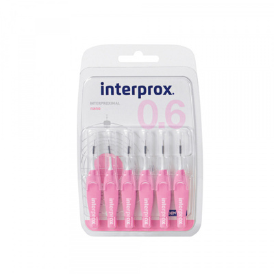 Межзубные щетки Dentaid Interprox 4G Nano, 0,6 мм, 6 шт